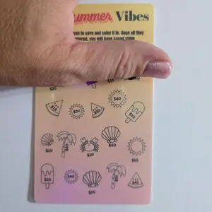 Mini Savings Challenge Tracker Money Saving Tracker Cardstock 5mil Laminated Reusable Fits Any A6 Binder
