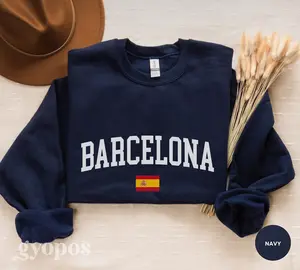 Barcelona Spain Sweatshirt, Barcelona Espana Shirt, Barcelona Spain Souvenir Gift, Travel Sweater