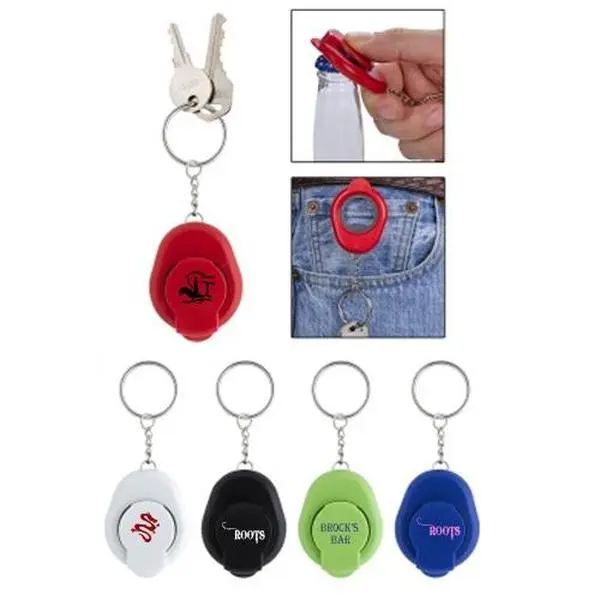 Clip-On Bottle Opener Keychain - Good Grip Manual Drink Opener, Portable Novelty Kitchen Utensil for Easy Bottle Opening, Drink Opener Openers