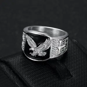 LuxeLocks & CrystalsElegant Retro Military Rings - Stish Flying Eagle Pattern.Party Fashion Jewelry, Daily Wear, HIPHOP Jewelry, Best Gift Trend Choice.Unisex Jewelry❤❤❤