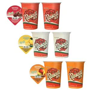 Rosati Ice 6 Pack Fruity Trio Italian Water Ice, Dairy Free Vegan, Gluten Free Kosher Dessert