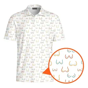 Funny Breast Polo Funny Golf Polo Shirts Golf Doodle Polo Masters Golf Polo Shirt 2025 Masters Golf Tournament Shirt Performance Outdoors Shirt Printed Gift for Men