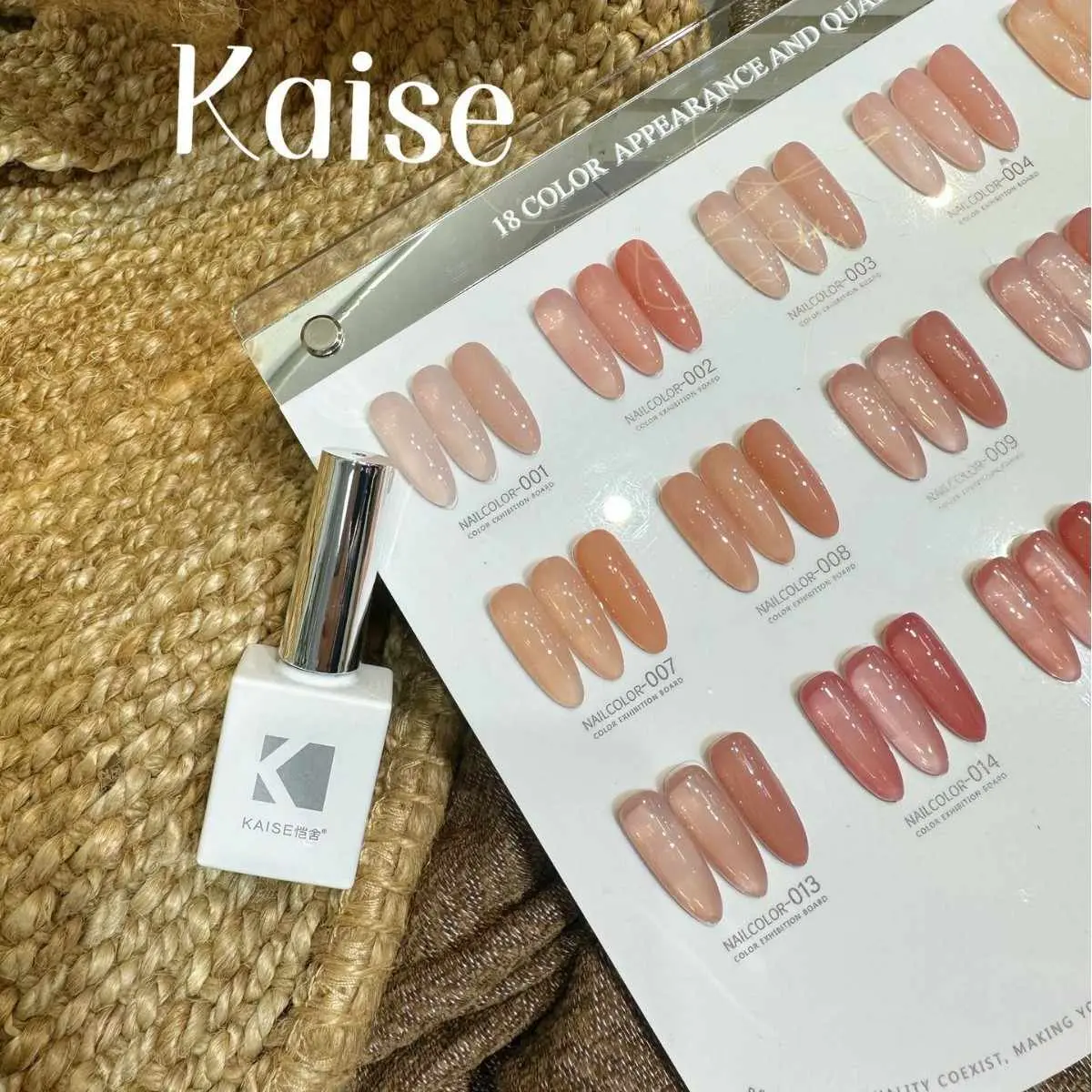 KAISE Multicolor 15ML*18PCS Nail Gel Set Jelly Color 2026 New High