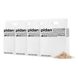 pidan Tofu Cat Litter Clumping,Flushable,Ultra Absorbent and Fast Drying, 100% Natural Ingredients. 5.29lbs per bag.