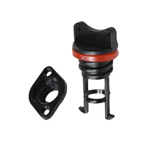 MARINE CITY Boat Drain Plug 3/4” – Black Nylon Water Resistant Plug for Kayaks, Canoes & Inflatable Boats