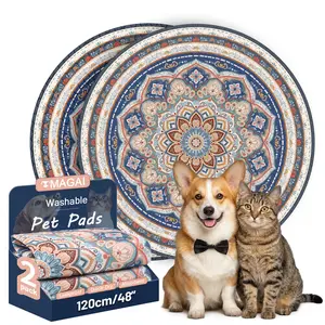 Reusable Waterproof Pet Training Pads with Non-Slip Backing – Washable, Durable, and Absorbent Floor Mats for Puppies, Dogs, and Cats, Ideal for Potty Training and Protecting Carpets