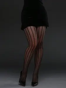 Vintage Hollow Out Floral Lace Stockings, Sexy Sheer Mesh Pattern, Women's Layered Pantyhose, Breathable and Durable, Fashionable and Soft Material