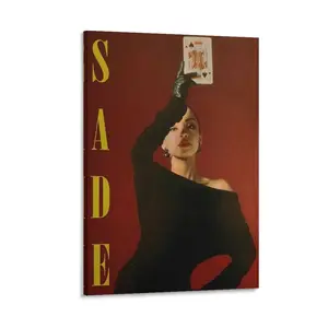 Sade Canvas Poster. Decorative Wall Art. Aesthetic Room Decor. Gift for Home. Decorative Art Print. Wall Decoration. Poster Canvas Wall Art For Bedroom Decor Bar Office Room Decor Gift