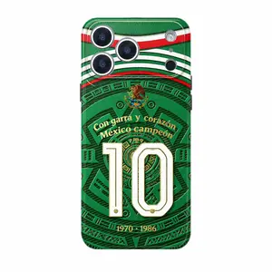 Mexico Home - Road to the WC 26 Phone Case - Aztec Style Design Cover for iPhone 11/12/13/14/15/16/17 All Models