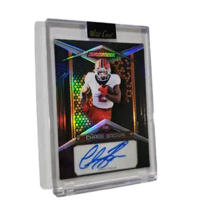 2023 Wild Card Alumination Chase Brown Cincinnati Bengals Rookie Jersey Match Refractor Auto Serial Numbered 2/25