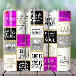 Christian  Insulated Tumbler | Daily Affirmation Tumbler | Affirmation  Tumbler | Bible Scripture Tumbler | Positive Affirmation Tumbler
