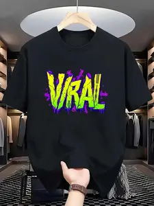 Vral Colorblock Liquid Print Crop Top, Street Style Casual Fitted Graphic Tee, Daily Wear Unique Piece