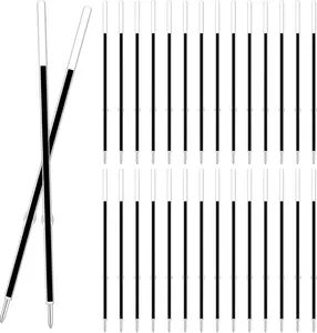30 count Ballpoint Refills 1 mm Medium Point Tip Retractable Ballpoint Pen Refills for Journal Writing Office and School Supplies