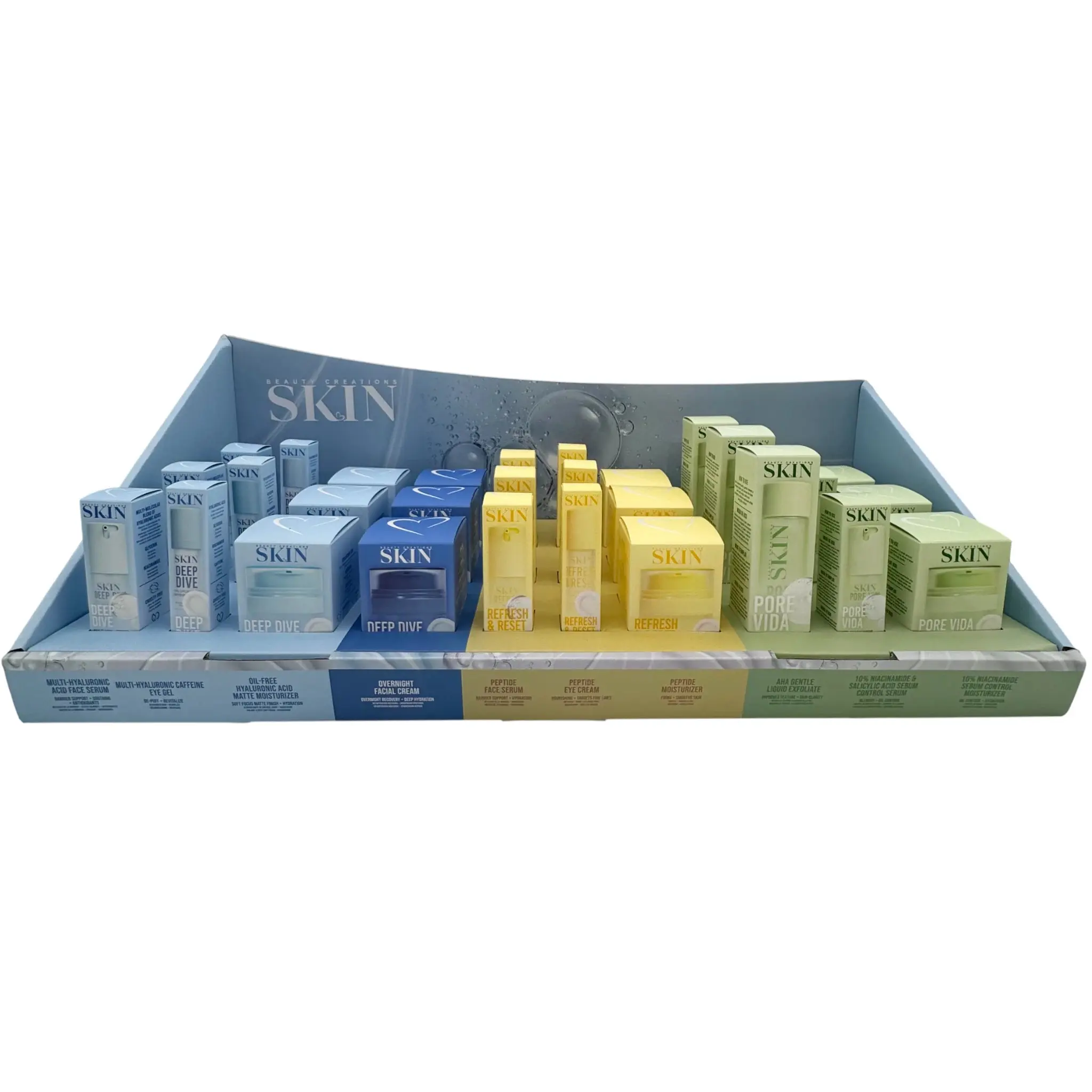 Beauty Creations Skin - Wholesale Display 30 Units (SK-PDQ2)