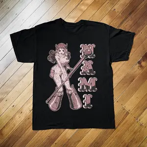 [Sale Up To 40%] NAMI ONE PIECE BLACK T-SHIRT, COTTON MADE IN USA