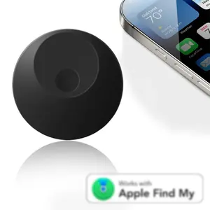 Portable mini intelligent GPS tracker, suitable for Apple Find My (iOS only), replaceable battery car GPS locator, ignore distance locator, suitable for wallets, luggage, cars, pets, and seniors, lightweight air tag tracker