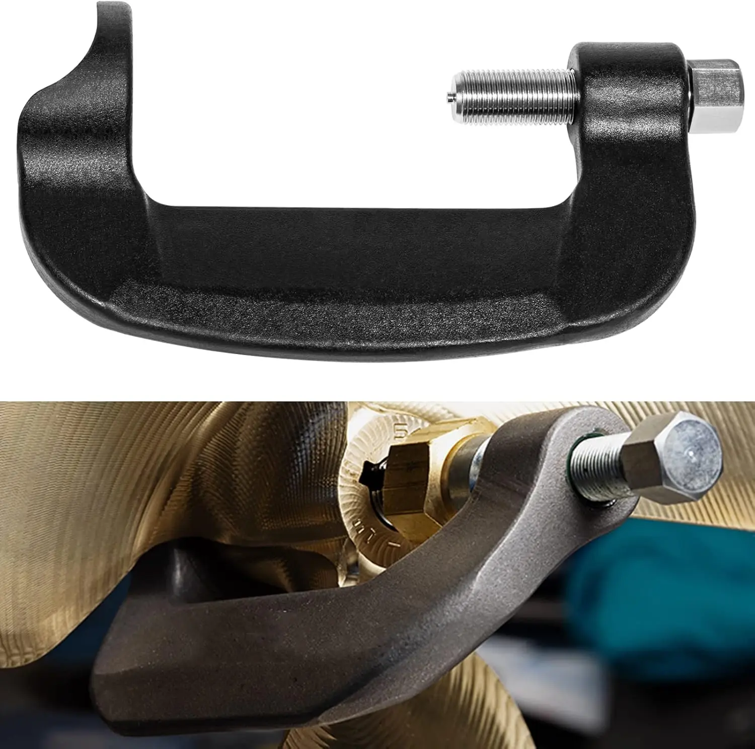 Propeller Puller C Clamp for Ski Wakeboard Surf Boat Propellers Fits 3/4" to 1-1/8" Shaft