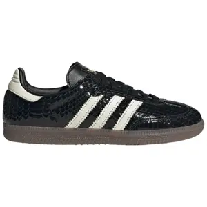 Adidas Originals Women's Black Snakeskin Samba OG Sneakers, IH9015
