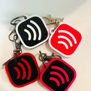 Custom Acrylic Smart NFC Keychain - Personalized Keyring