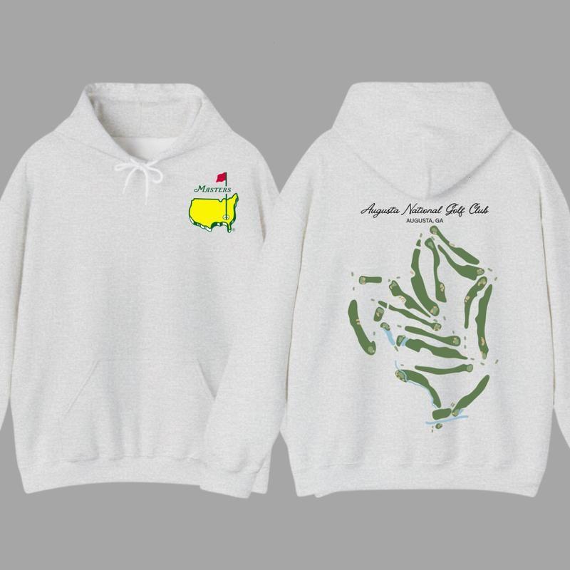 Augusta National Course Map Golf Hoodie, Augusta National Golf T-Shirt, The Masters Tournament Golf Hoodie For Men, Gift For Men