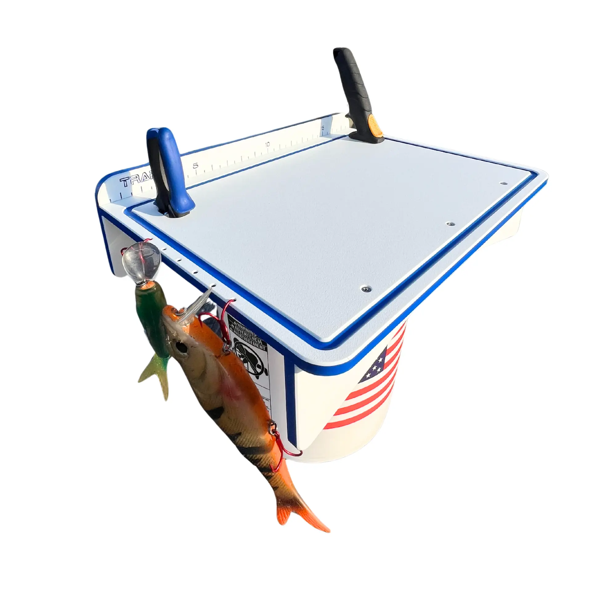 Made in the USA | Premium Single Bucket Raised 18" Fillet Table and Cutting Bait Board