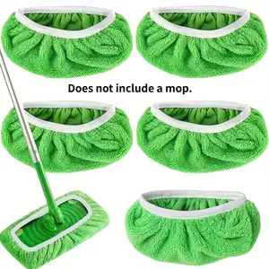Reusable Microfiber Mop Pads Set, Dry & Wet Cleaning Cloth, Washable Home Cleaning Supplies, Suitable for Floor Mopping, Microfiber Mop Refills (no Mop Included)