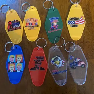 Motel keychains