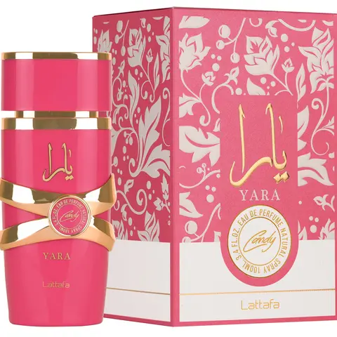 Lattafa Yara Candy - Vanilla, Fruity, Citrus, Floral - Eau de Parfum Long-Lasting Fragrance for Women, 3.40 Ounce / 100 ml