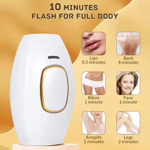 Christmas, Valentine's Day And New Year Gifts Best Selling Handheld IPL Hair Removal Home Use Mini Handset IPL Hair Removal for Man and Women Skin Facial Bikini Legs Body Safe and Suitable Painless