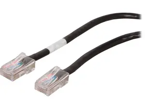 C2G 26374 Cat5e Cable - Non-Booted Unshielded Ethernet Network Patch Cable, Black (1 Foot, 0.30 Meters)