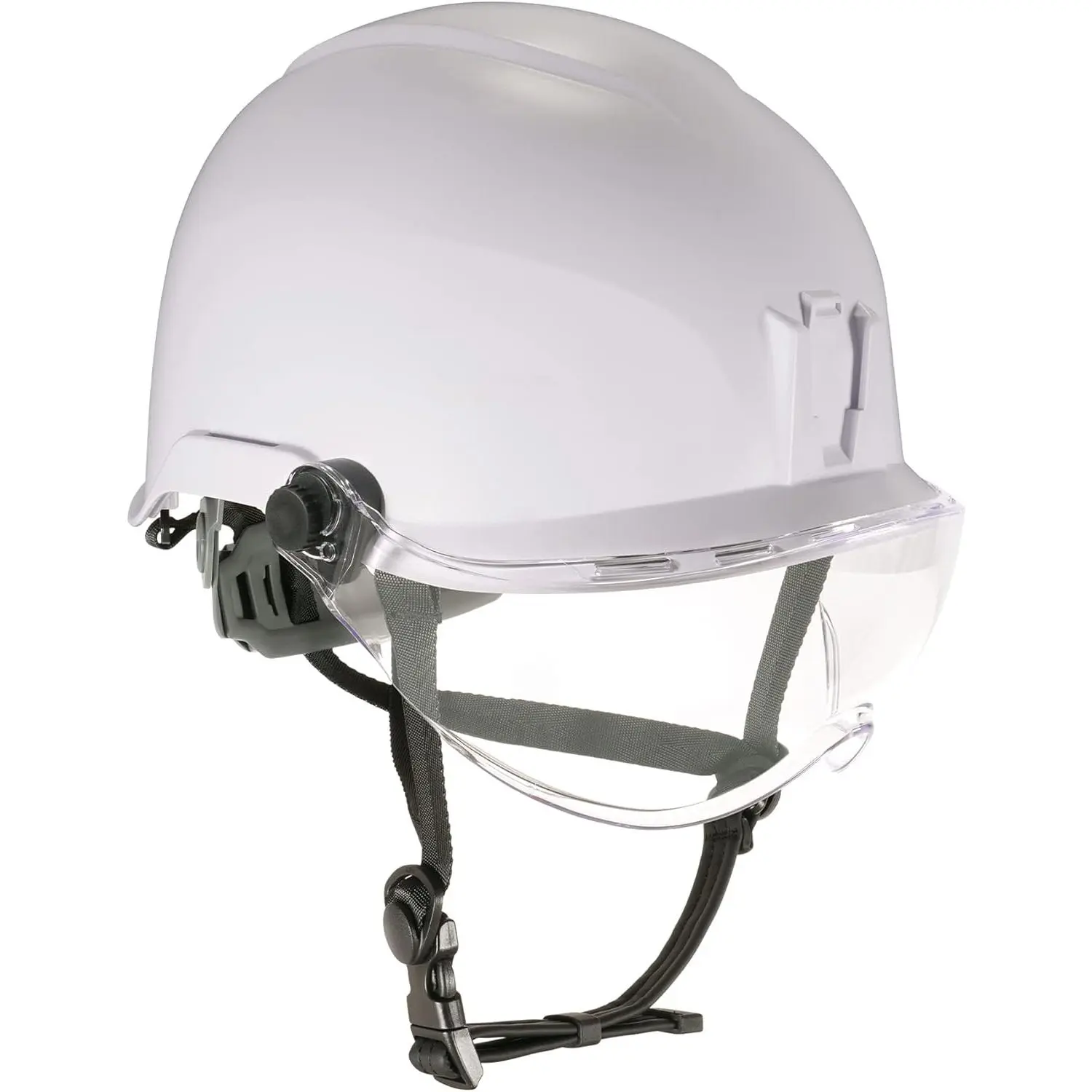 8974V Safety Helmet Class E Safety Helmet with Visor, Anti-Fog Clear Lens