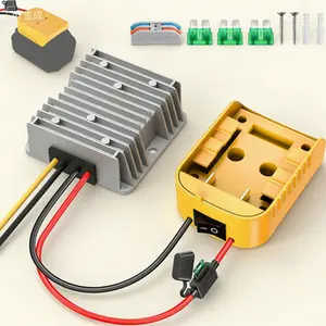 240W DC Voltage Regulator with Over-Discharge Protection, Step Down Power Converter Adapter with Switch, 20V to 12V Battery Converter, Power Supply for DIY Projects, RC Models and Power Wheels