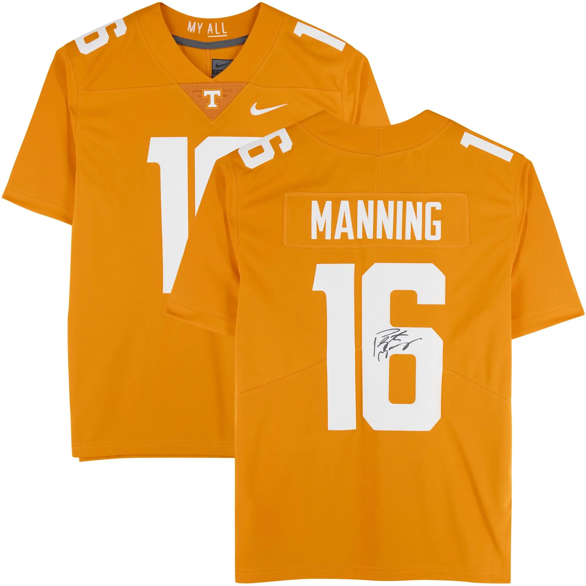 Peyton Manning Tennessee Volunteers Autographed Nike Orange Limited Jersey - Fanatics Authentic Certified