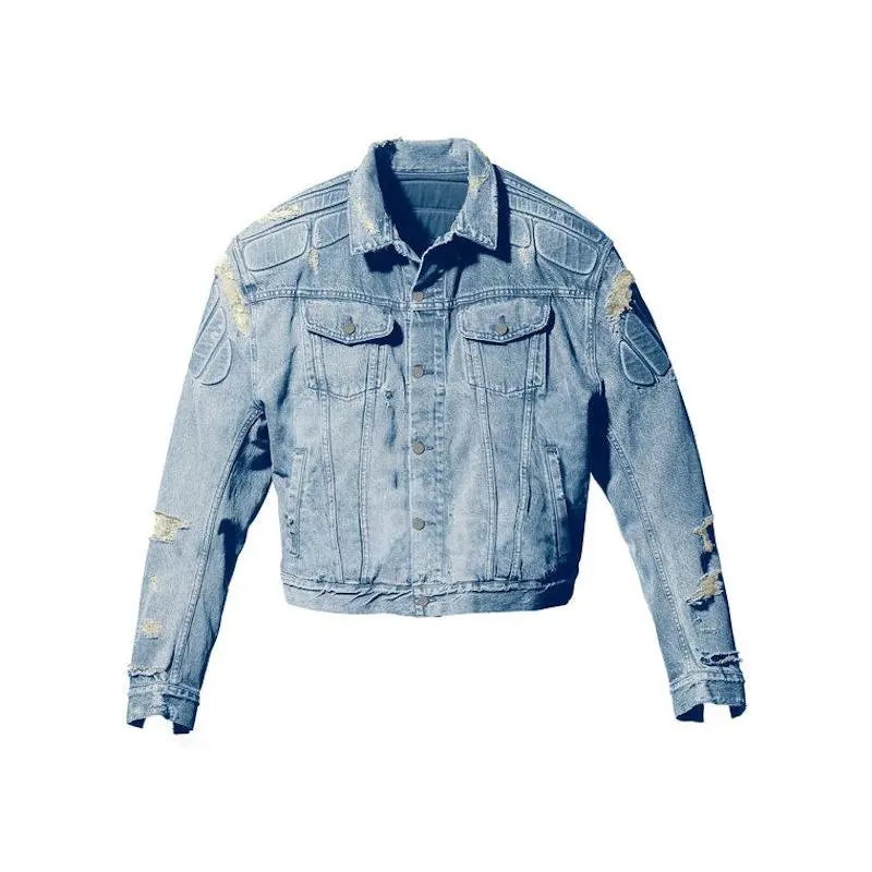 Yeezy Gap Engineered by Balenciaga Padded Denim Jacket Blue (unisex) by StockX