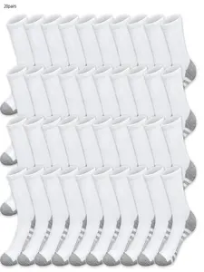 Men's Stripes Print Crew Socks, Socks for Men, Casual Comfortable Breathable Socks for Daily Wear, Minimalist Men's Socks for All Seasons, Athletic Sock, Menswear