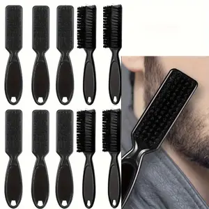Beard Brushes for Dry Hair Beard and Hair Brushes for Men - Plastic Bristles for Dry Hair, ABS Plastic Handle - Grooming and Styling Brushes for Hair and Beard Cleaning