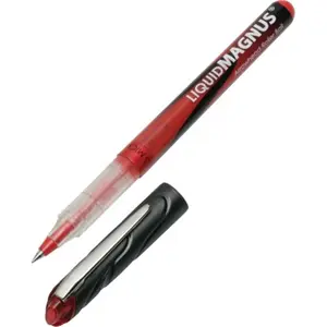 752001 Needle Liquid Magnus Roller Ball Stick Pen Red Ink
