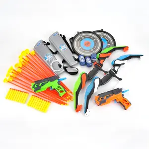 2 Pack Bow and Arrow Set for Kids 8-12, Suction Cup Bow and Arrow Game Set with Target Practice LED Light Up Kids Archery Set Outdoor Play Toys 2 Quivers 2 Blasters 20 Arrows & Darts