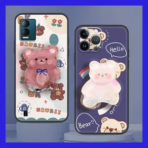 quicksand Durable Phone Case For BLU View Speed 5G/B1550VL Simplicity Glitter Soft Case Skin feel silicone phone lens protection Waterproof Back Cover TPU cute Fashion Design