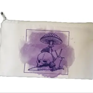 Shroom and Snail Zipper Bag