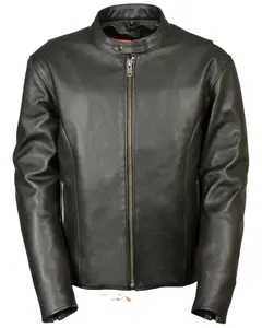 Milwaukee Leather Men's Classic Scooter Jacket - Lkm1710