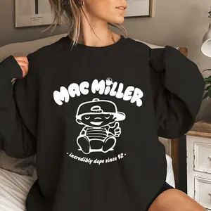Channel Your Inner Cool Girl with This Mac Miller-Inspired Oversized Hoodie – So Comfy, So Stylish