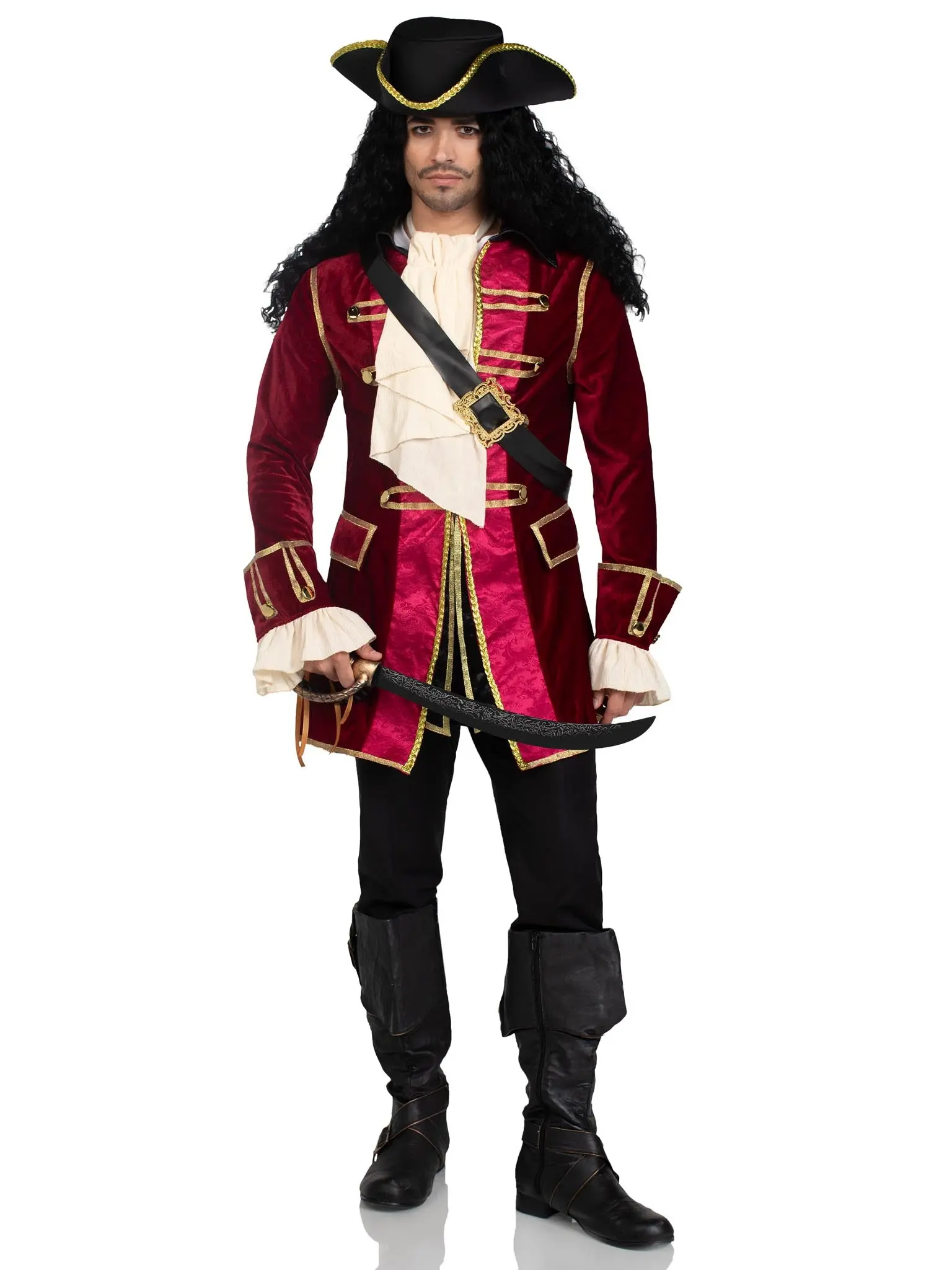 Men's Pirate Captain Halloween Costume