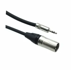 3.5mm Male to XLR Male QUAD Microphone Cable 3.5mm Male to XLR Male QUAD Microphone Cable