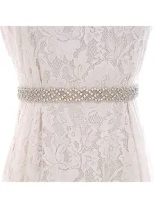 1pc Diamond Belt Bridal Belt Rhinestone Wedding Dress Waist Seal