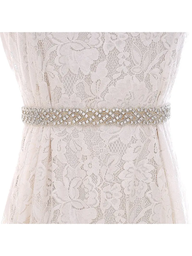 gold bandage dress herve leger Kara beaded lace Bridal sash, lace wedding belt, Bridal sash, wedding dress sash, S