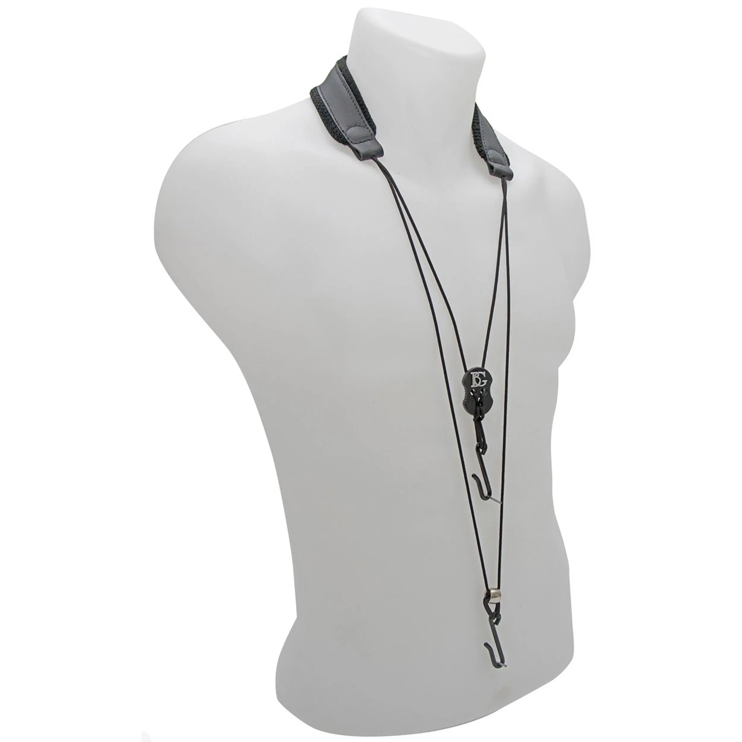 BG Bass Clarinet Leather Strap, 2 Metal Hooks, C50B BG Bass Clarinet Leather Strap, 2 Metal Hooks, C50B