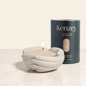 Hand Warmer Pearled Candle