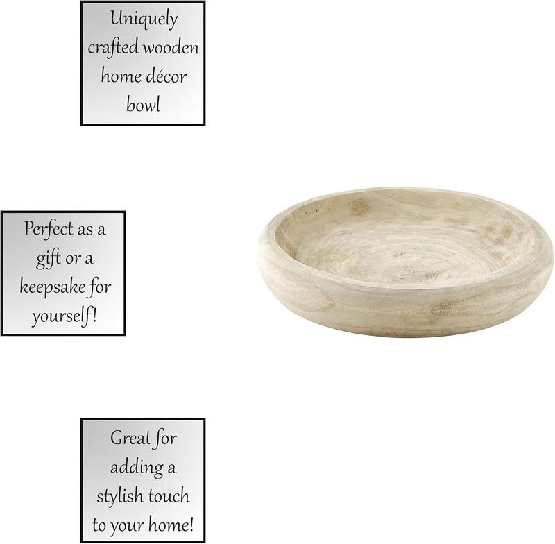 Santa Barbara Design Studio Natural - Large - Paulownia Wood Bowl