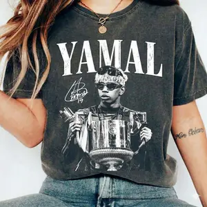 Lamine Yamal Vintage Football World Cup 2026 Shirt Unisex S-5XL, graphic Tee